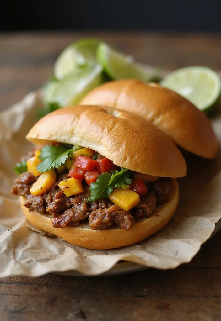 27 Easy Dinner Recipes with Taco Meat for Busy Nights 179 27 Easy Dinner Recipes with Taco Meat for Busy Nights - 27. Taco Meat Sandwiches