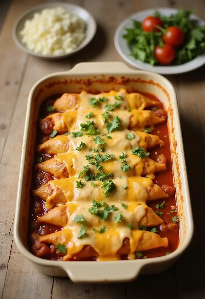 27 Easy Dinner Recipes with Taco Meat for Busy Nights 29 27 Easy Dinner Recipes with Taco Meat for Busy Nights - 5. Taco Meat Enchiladas