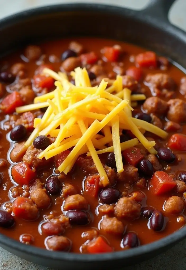 27 Ground Beef Taco Skillet Recipes for One-Pan Meals 57 27 Ground Beef Taco Skillet Recipes for One-Pan Meals - 9. Taco Chili Skillet