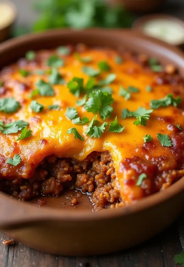 27 Recipes with Taco Meat for Every Occasion 141 27 Recipes with Taco Meat for Every Occasion - 21. Taco Meat and Vegetable Bake