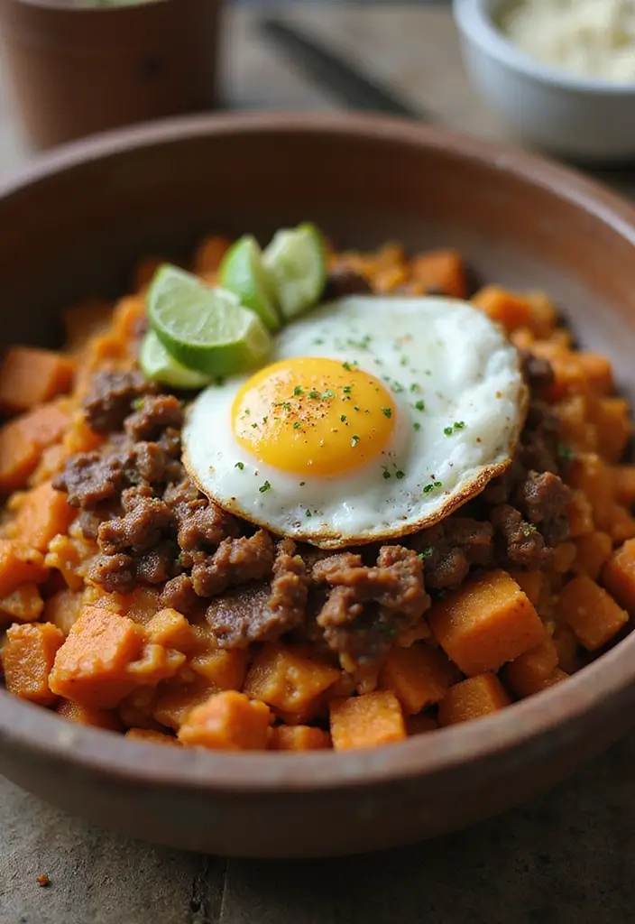 27 Recipes with Taco Meat for Every Occasion 174 27 Recipes with Taco Meat for Every Occasion - 26. Taco Meat and Sweet Potato Hash