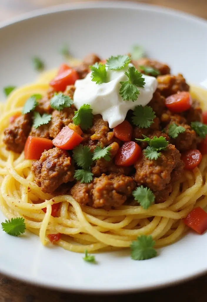 27 Recipes with Taco Meat for Every Occasion 181 27 Recipes with Taco Meat for Every Occasion - 27. Taco Meat and Spaghetti Squash