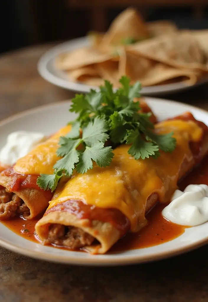 27 Recipes with Taco Meat for Every Occasion 29 27 Recipes with Taco Meat for Every Occasion - 5. Taco Meat Enchiladas