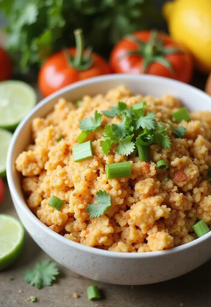 27 Recipes with Taco Seasoning That Elevate Your Dishes 48 27 Recipes with Taco Seasoning That Elevate Your Dishes - 8. Taco Seasoning Cauliflower Rice