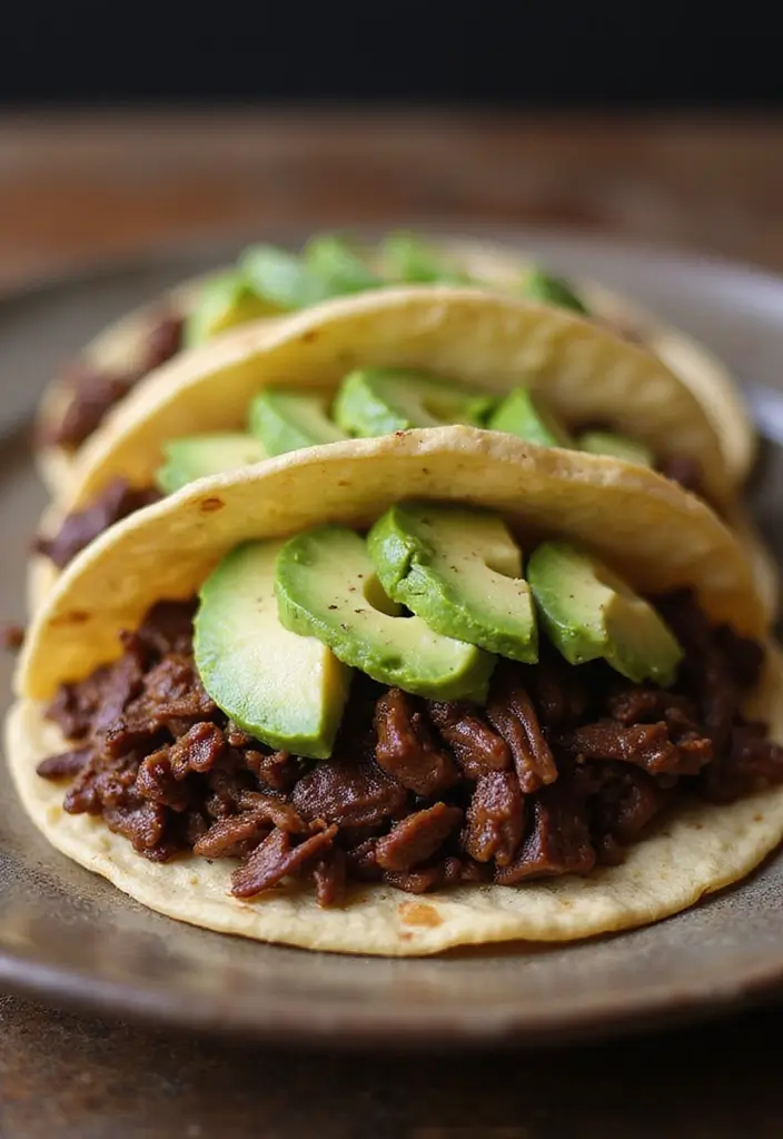 27 Shredded Beef Taco Recipes That Melt in Your Mouth 62 27 Shredded Beef Taco Recipes That Melt in Your Mouth - 10. Coffee-Cocoa Shredded Beef Tacos