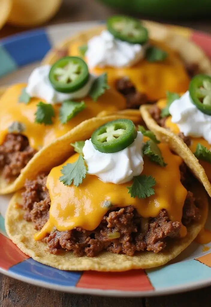 27 Shredded Beef Taco Recipes That Melt in Your Mouth 69 27 Shredded Beef Taco Recipes That Melt in Your Mouth - 11. Tex-Mex Cheesy Shredded Beef Tacos