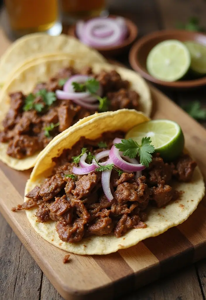 27 Shredded Beef Taco Recipes That Melt in Your Mouth 43 27 Shredded Beef Taco Recipes That Melt in Your Mouth - 7. Beer-Braised Shredded Beef Tacos