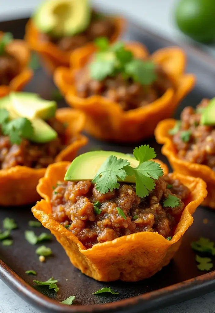 27 Taco Meat Appetizer Recipes for Entertaining 102 27 Taco Meat Appetizer Recipes for Entertaining - 16. Taco Meat Rice Cups