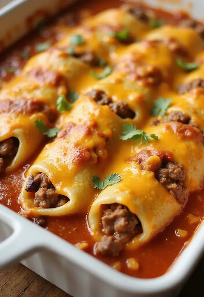 27 Taco Meat Appetizer Recipes for Entertaining 165 27 Taco Meat Appetizer Recipes for Entertaining - 25. Taco Meat Cheese Stuffed Shells