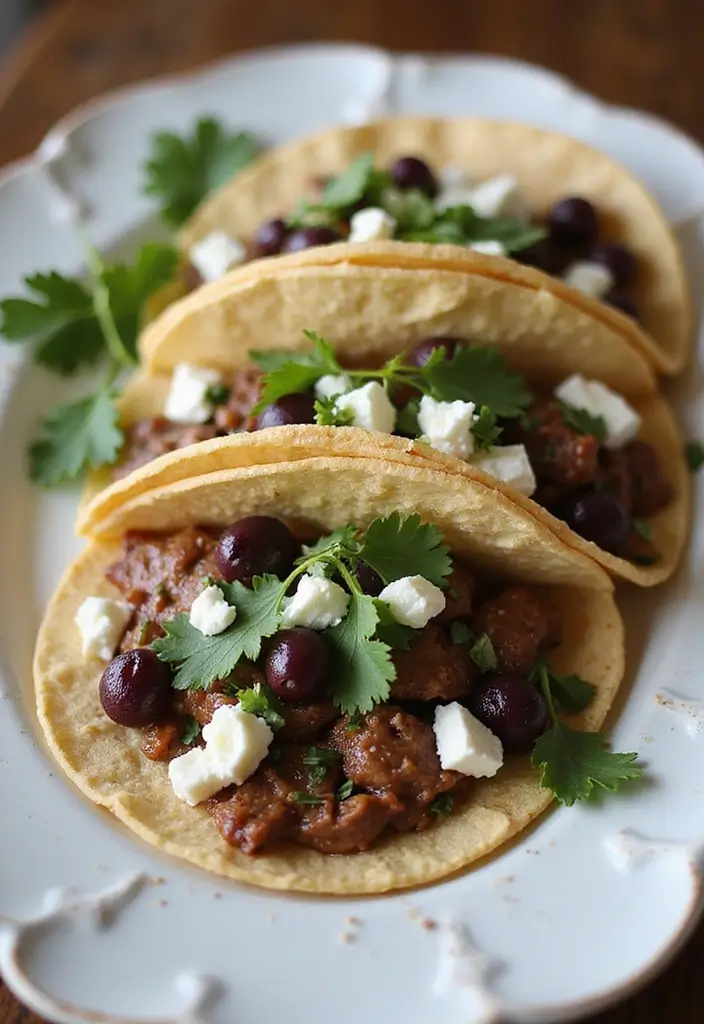 27 Taco Tuesday Recipes with Steak for the Perfect Dinner 152 27 Taco Tuesday Recipes with Steak for the Perfect Dinner - 24. Steak Tacos with Feta and Olives