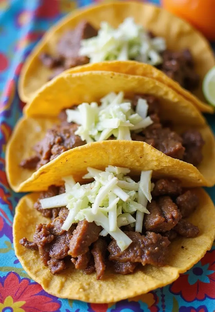 27 Taco Tuesday Recipes with Steak for the Perfect Dinner 157 27 Taco Tuesday Recipes with Steak for the Perfect Dinner - 25. Steak Tacos with Cabbage Slaw