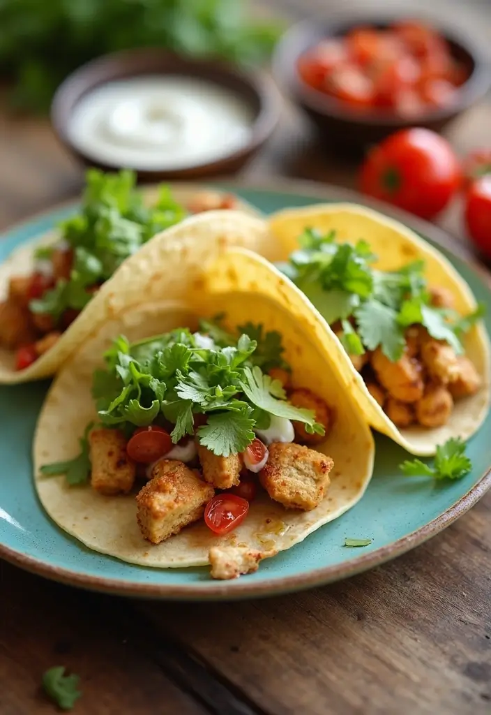 29 Healthy Chicken Taco Recipes for Guilt-Free Dinners 163 29 Healthy Chicken Taco Recipes for Guilt-Free Dinners - 25. Ranch Chicken Tacos