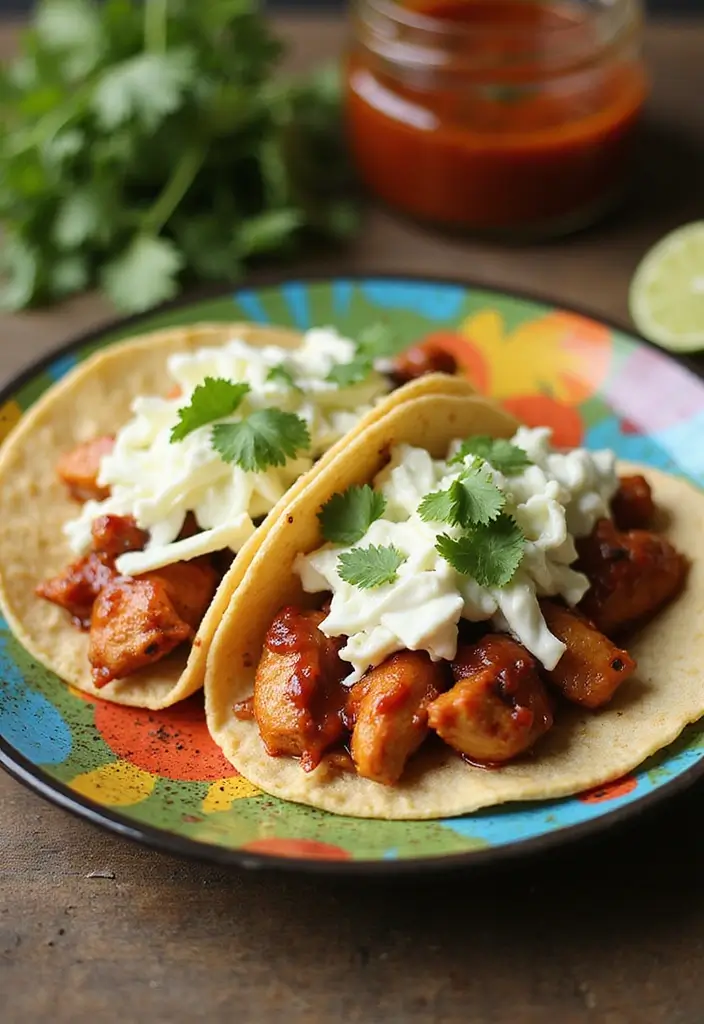 29 Healthy Chicken Taco Recipes for Guilt-Free Dinners 34 29 Healthy Chicken Taco Recipes for Guilt-Free Dinners - 6. BBQ Chicken Tacos