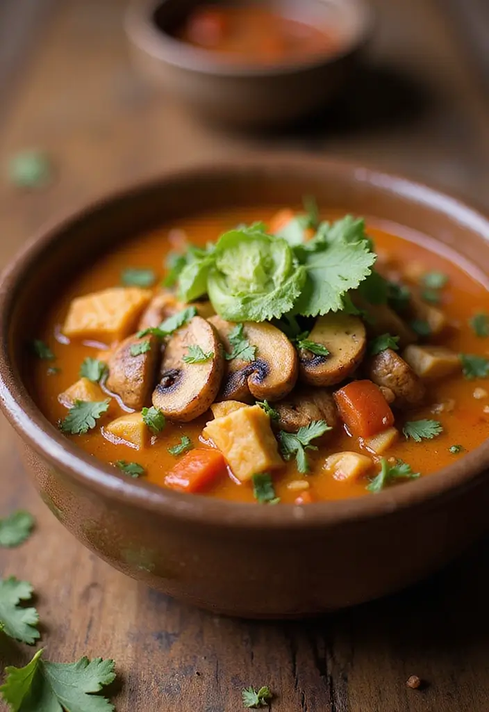 29 Keto Chicken Taco Soup Recipes for Low-Carb Comfort - 19. Chicken Taco Soup with Mushrooms
