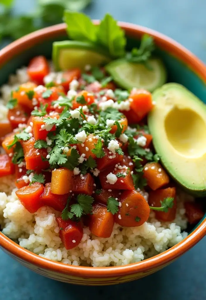 29 Recipes with Taco Sauce for Every Meal 103 29 Recipes with Taco Sauce for Every Meal - 17. Taco Sauce Cauliflower Rice Bowls