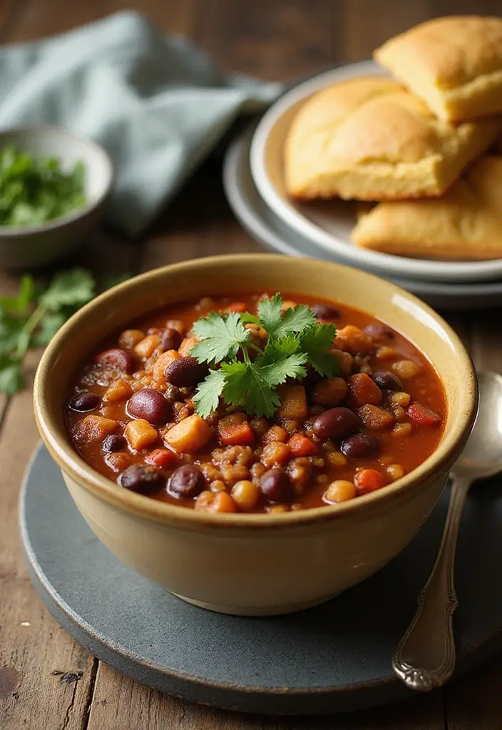 29 Recipes with Taco Sauce for Every Meal 131 29 Recipes with Taco Sauce for Every Meal - 21. Taco Sauce Vegan Chili