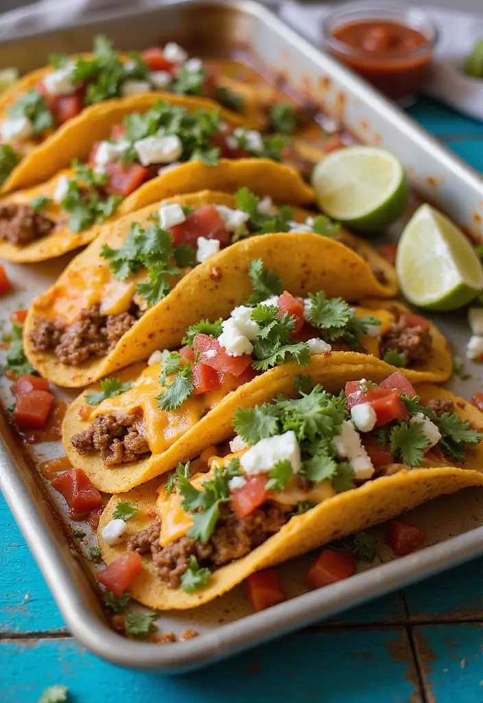 29 Recipes with Taco Sauce for Every Meal 138 29 Recipes with Taco Sauce for Every Meal - 22. Taco Sauce Sheet Pan Tacos