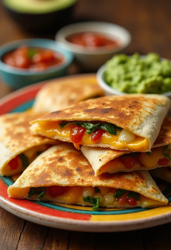 29 Recipes with Taco Sauce for Every Meal 22 29 Recipes with Taco Sauce for Every Meal - 4. Taco Sauce Veggie Quesadillas