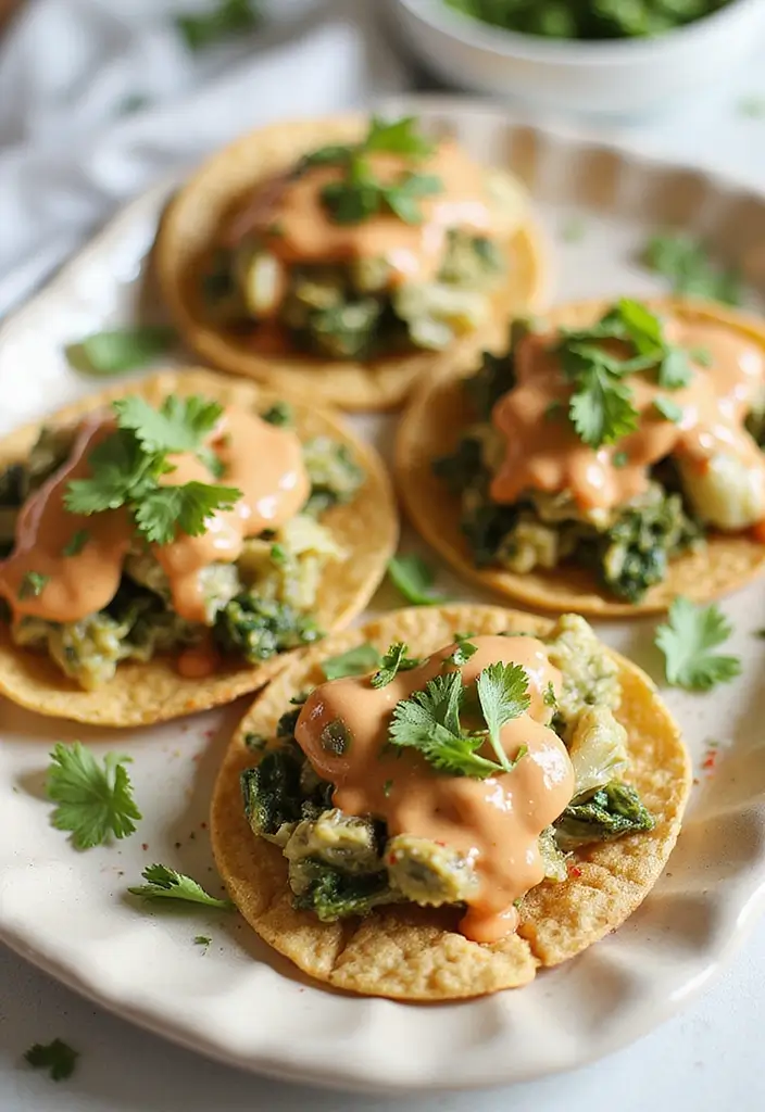 29 Taco Soft Shell Recipes for Homemade Taco Nights 90 29 Taco Soft Shell Recipes for Homemade Taco Nights - 14. Spinach and Artichoke Tacos