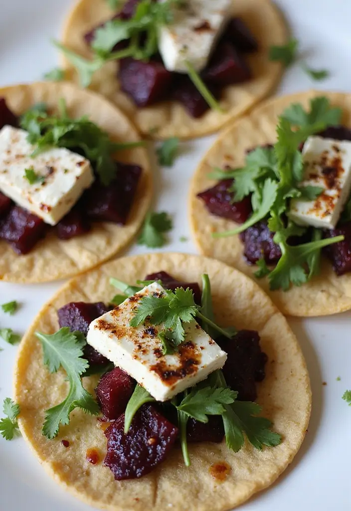 29 Taco Soft Shell Recipes for Homemade Taco Nights 146 29 Taco Soft Shell Recipes for Homemade Taco Nights - 22. Roasted Beet and Goat Cheese Tacos
