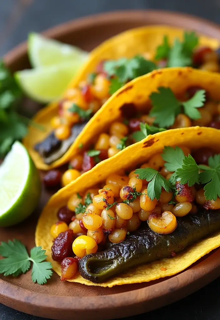 29 Taco Soft Shell Recipes for Homemade Taco Nights 153 29 Taco Soft Shell Recipes for Homemade Taco Nights - 23. Smoky Corn and Poblano Tacos
