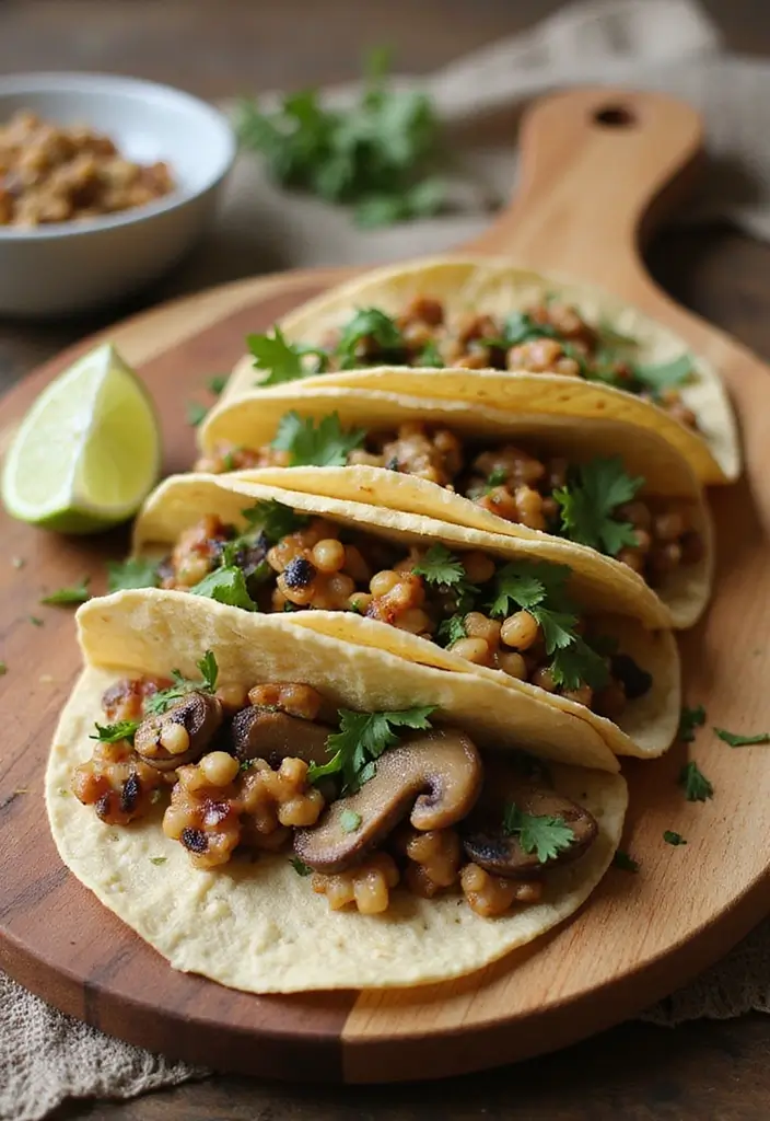 29 Taco Soft Shell Recipes for Homemade Taco Nights 167 29 Taco Soft Shell Recipes for Homemade Taco Nights - 25. Walnut and Mushroom Tacos