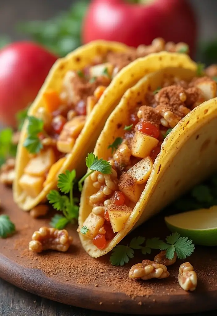 29 Taco Soft Shell Recipes for Homemade Taco Nights 179 29 Taco Soft Shell Recipes for Homemade Taco Nights - 27. Apple and Walnut Tacos
