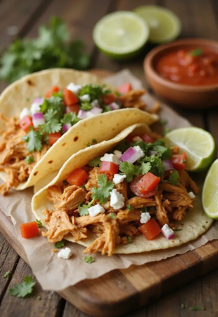 30+ Chicken Taco Recipes Easy and Flavorful 1 30+ Chicken Taco Recipes Easy and Flavorful - 1. Classic Chicken Tacos
