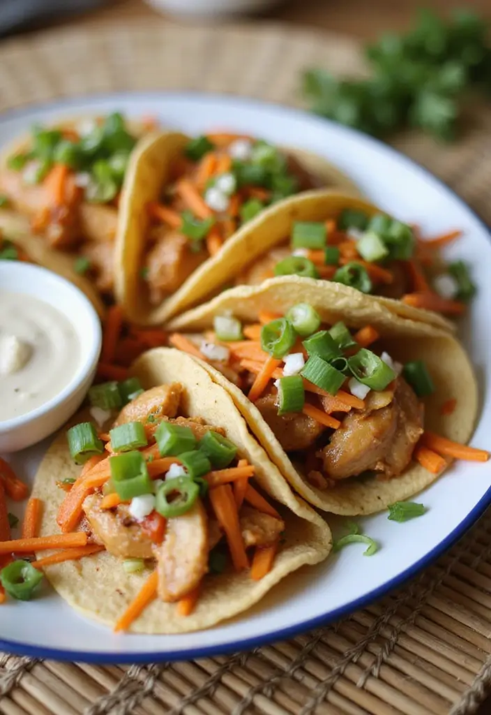 30+ Chicken Taco Recipes Easy and Flavorful 68 30+ Chicken Taco Recipes Easy and Flavorful - 12. Asian-Inspired Chicken Tacos