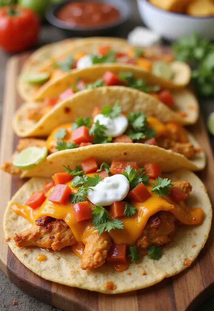 30+ Chicken Taco Recipes Easy and Flavorful 96 30+ Chicken Taco Recipes Easy and Flavorful - 16. Taco Pizza Chicken Tacos