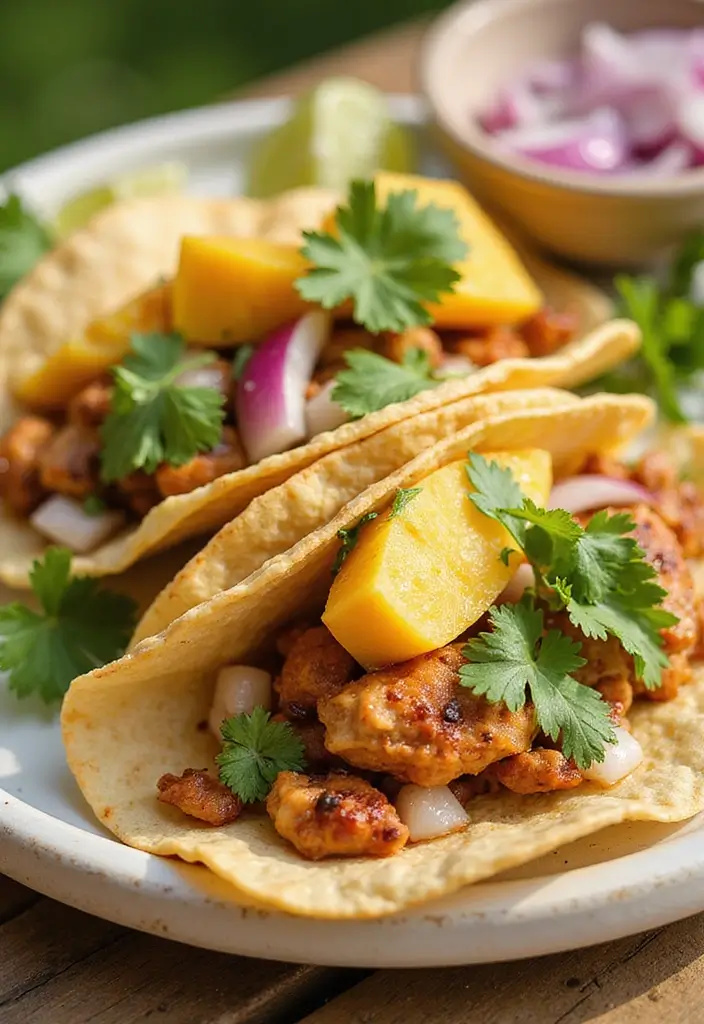30+ Chicken Taco Recipes Easy and Flavorful 103 30+ Chicken Taco Recipes Easy and Flavorful - 17. Chicken and Pineapple Tacos