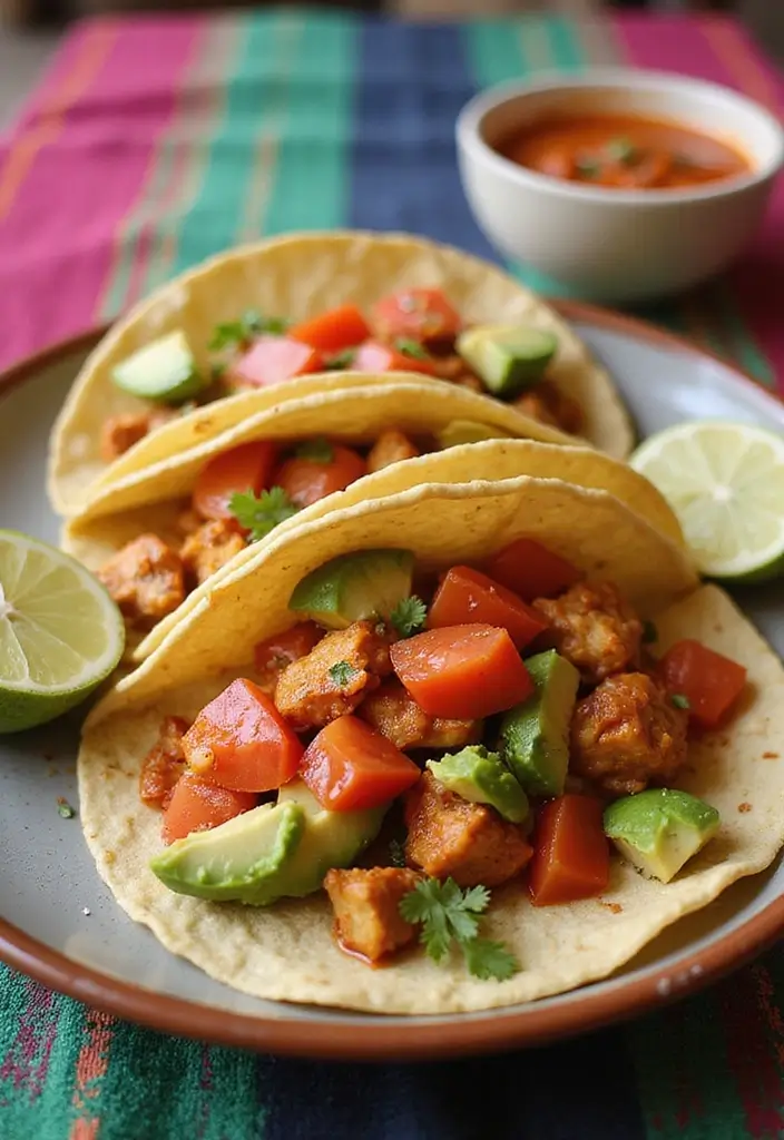 30+ Chicken Taco Recipes Easy and Flavorful 8 30+ Chicken Taco Recipes Easy and Flavorful - 2. Spicy Chipotle Chicken Tacos