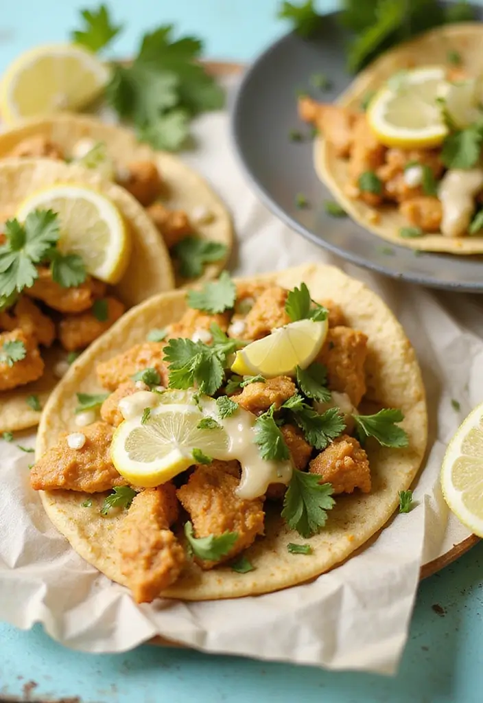 30+ Chicken Taco Recipes Easy and Flavorful 129 30+ Chicken Taco Recipes Easy and Flavorful - 21. Olive Oil Lemon Chicken Tacos