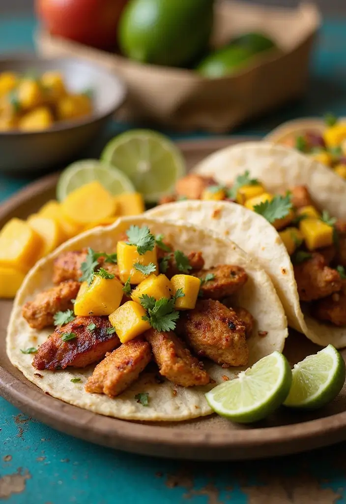 30+ Chicken Taco Recipes Easy and Flavorful 171 30+ Chicken Taco Recipes Easy and Flavorful - 27. Jerk Chicken Tacos