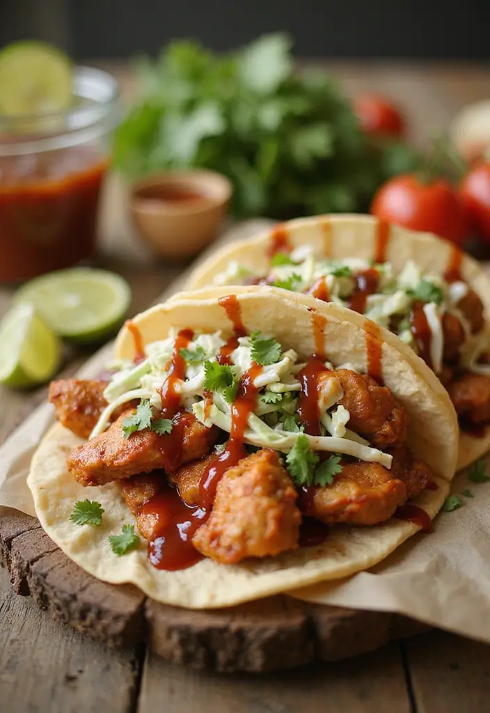 30+ Chicken Taco Recipes Easy and Flavorful 18 30+ Chicken Taco Recipes Easy and Flavorful - 4. BBQ Chicken Tacos