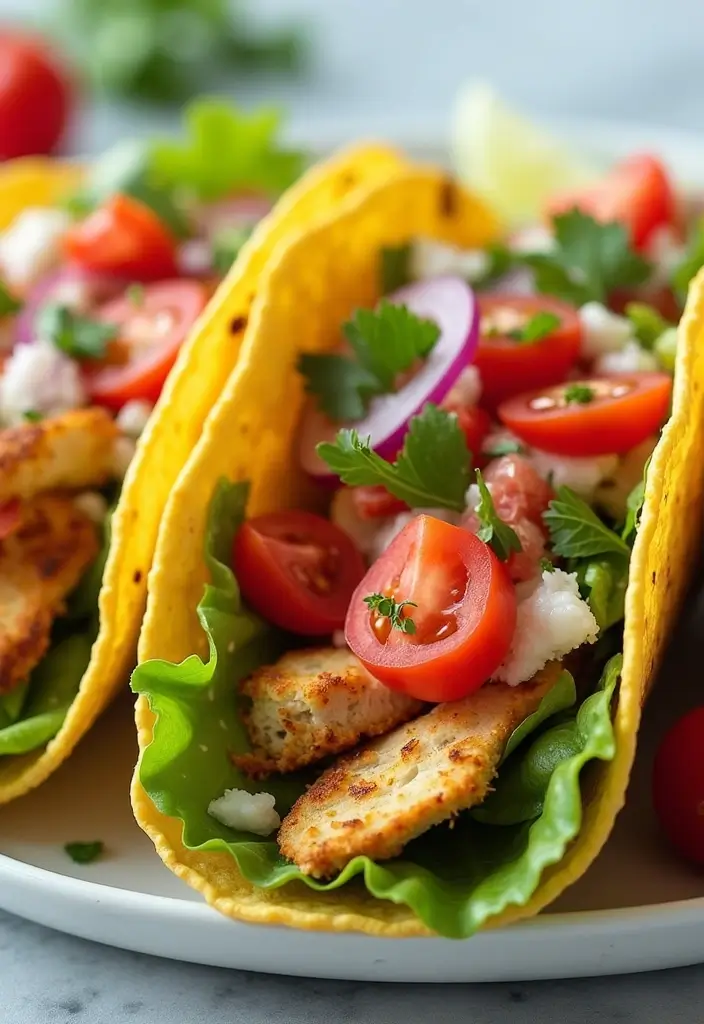 30+ Chicken Taco Recipes Easy and Flavorful 32 30+ Chicken Taco Recipes Easy and Flavorful - 6. Taco Salad Chicken Tacos