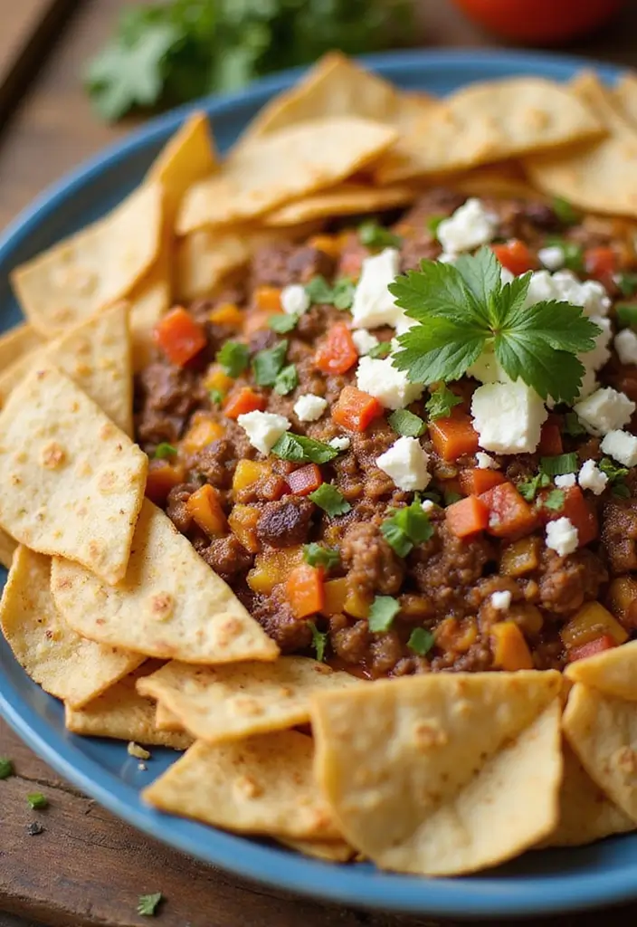 30 Hamburger Taco Dip Recipes for Parties and Game Day 69 30 Hamburger Taco Dip Recipes for Parties and Game Day - 11. Greek Hamburger Taco Dip