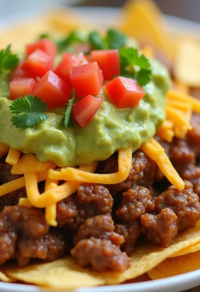 30 Hamburger Taco Dip Recipes for Parties and Game Day 79 30 Hamburger Taco Dip Recipes for Parties and Game Day - 13. Loaded Hamburger Taco Dip