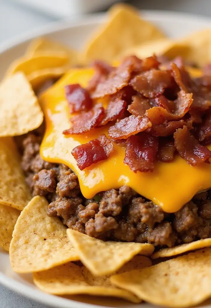 30 Hamburger Taco Dip Recipes for Parties and Game Day 100 30 Hamburger Taco Dip Recipes for Parties and Game Day - 16. Maple Bacon Hamburger Taco Dip
