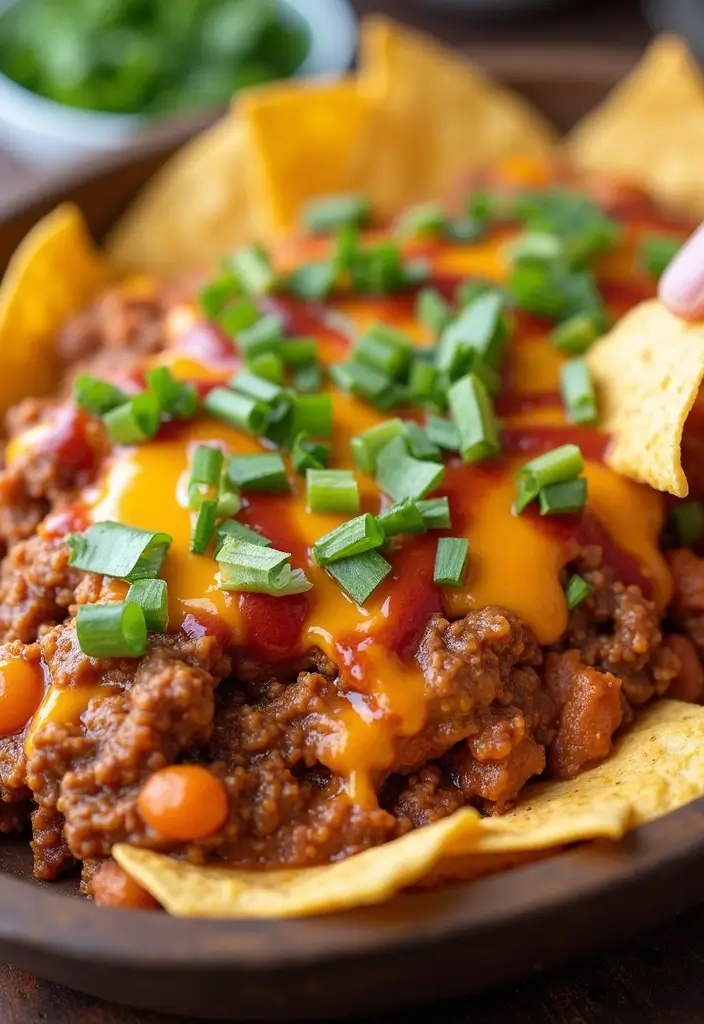 30 Hamburger Taco Dip Recipes for Parties and Game Day 55 30 Hamburger Taco Dip Recipes for Parties and Game Day - 9. Sweet and Spicy Hamburger Taco Dip