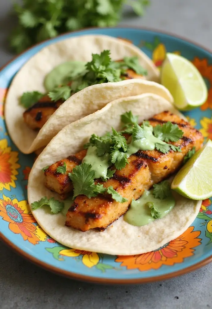 30+ Keto Taco Tuesday Recipes That Keep It Fun 67 30+ Keto Taco Tuesday Recipes That Keep It Fun - 11. Grilled Fish Tacos with Cilantro Lime Sauce
