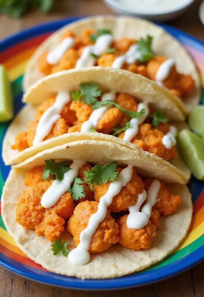 30+ Keto Taco Tuesday Recipes That Keep It Fun 74 30+ Keto Taco Tuesday Recipes That Keep It Fun - 12. Buffalo Cauliflower Tacos