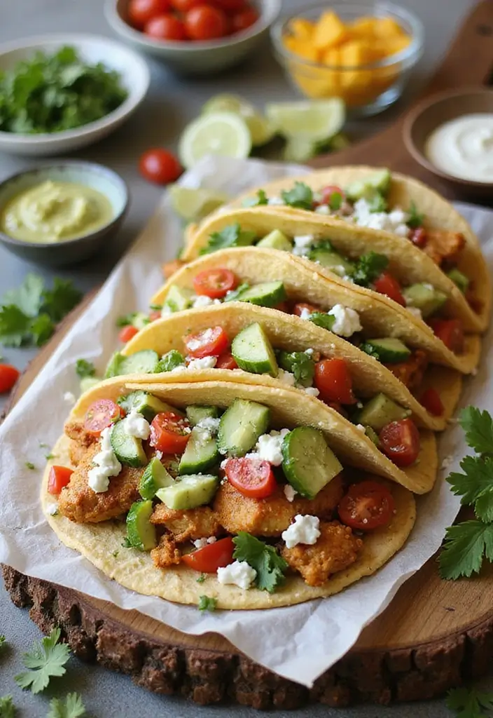 30+ Keto Taco Tuesday Recipes That Keep It Fun 93 30+ Keto Taco Tuesday Recipes That Keep It Fun - 15. Greek Chicken Tacos