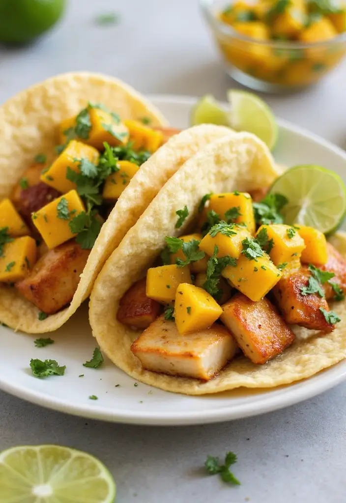 30+ Keto Taco Tuesday Recipes That Keep It Fun 142 30+ Keto Taco Tuesday Recipes That Keep It Fun - 22. Mahi Mahi Tacos with Mango Salsa