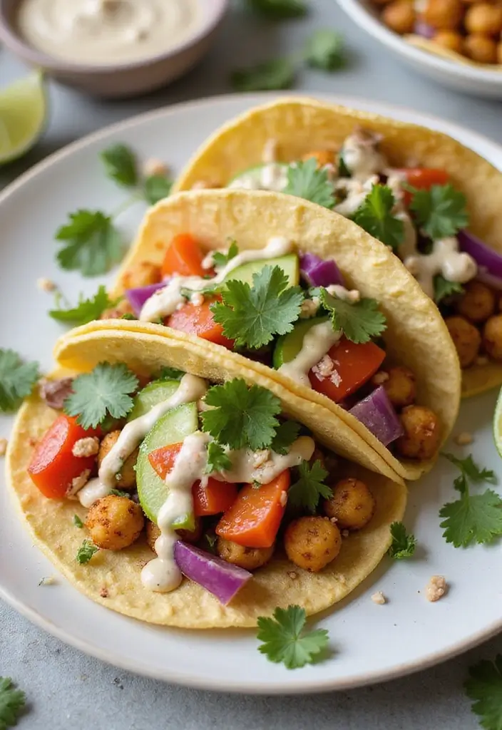 30+ Keto Taco Tuesday Recipes That Keep It Fun 147 30+ Keto Taco Tuesday Recipes That Keep It Fun - 23. Chickpea Tacos