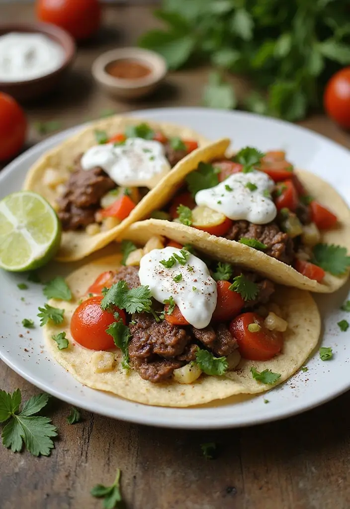 30+ Keto Taco Tuesday Recipes That Keep It Fun 173 30+ Keto Taco Tuesday Recipes That Keep It Fun - 27. Mediterranean Beef Tacos