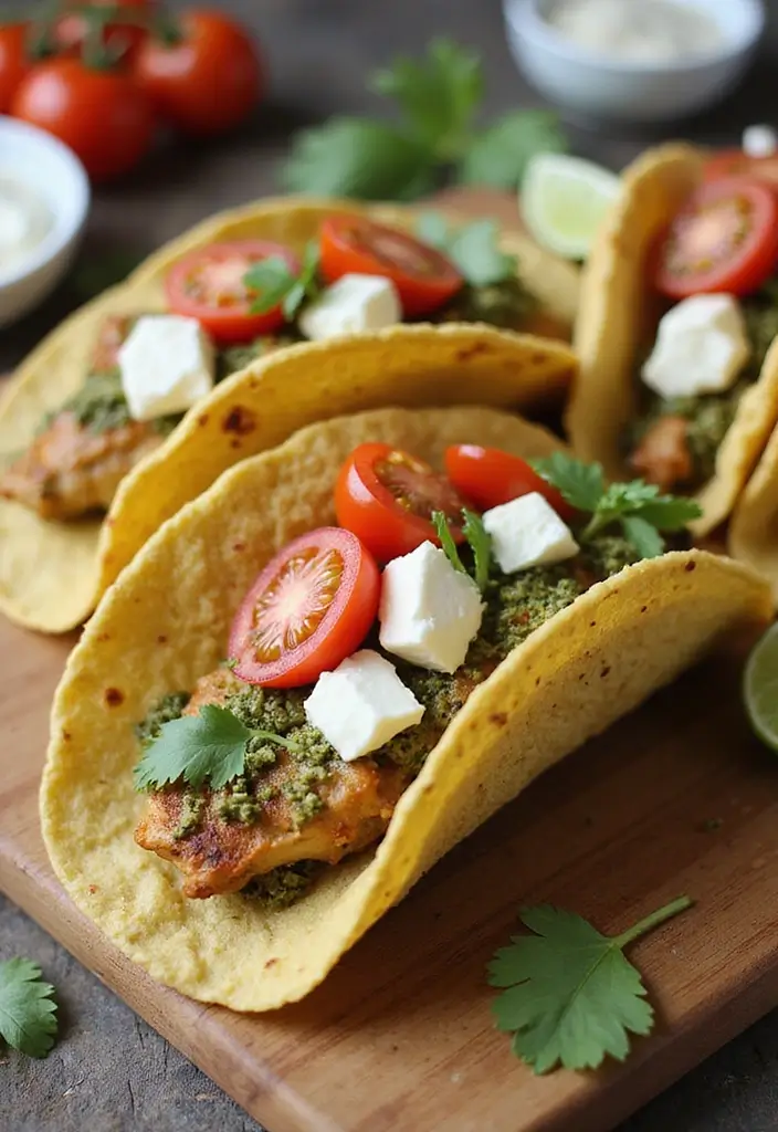30+ Keto Taco Tuesday Recipes That Keep It Fun 185 30+ Keto Taco Tuesday Recipes That Keep It Fun - 29. Pesto Chicken Tacos