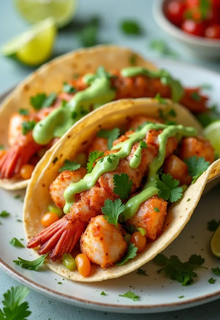 30+ Keto Taco Tuesday Recipes That Keep It Fun 192 30+ Keto Taco Tuesday Recipes That Keep It Fun - 30. Lobster Tacos with Avocado Crema