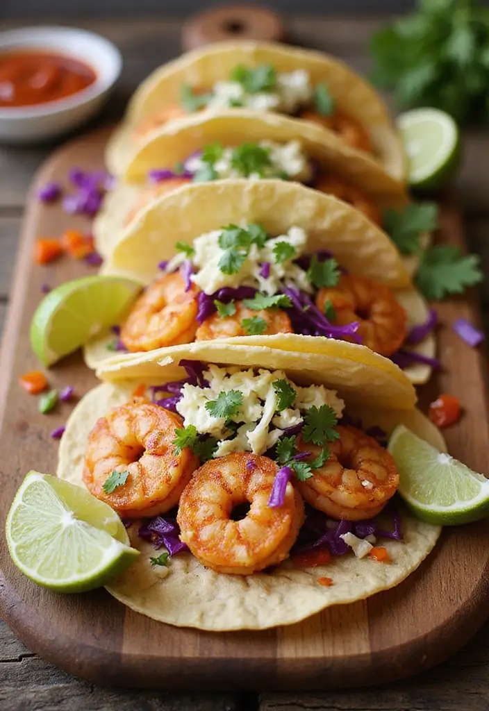 30+ Keto Taco Tuesday Recipes That Keep It Fun 22 30+ Keto Taco Tuesday Recipes That Keep It Fun - 4. Spicy Shrimp Tacos with Cabbage Slaw