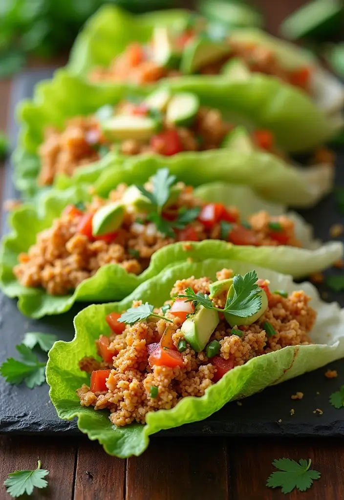 30+ Keto Taco Tuesday Recipes That Keep It Fun 57 30+ Keto Taco Tuesday Recipes That Keep It Fun - 9. Turkey Taco Lettuce Wraps